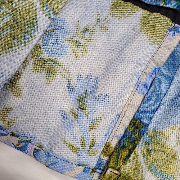 ABANDON SHIP skirt textured tapestry floral rose midi XS - Picture 8 of 12